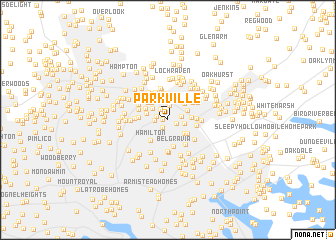 map of Parkville