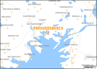 map of Parkwood Beach