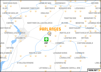 map of Parlanges