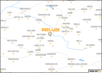 map of Pärlijõe