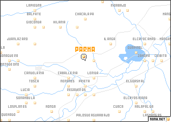 map of Parma