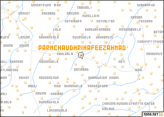 map of Parm Chaudhri Hafeez Ahmad