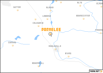 map of Parmelee