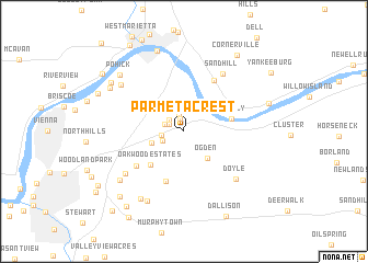 map of Parmeta Crest