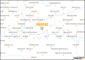 map of Parnac