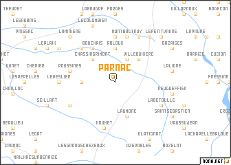 map of Parnac