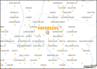 map of Parnassós