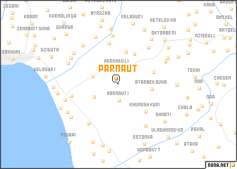 map of Parnaut