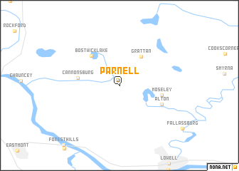 map of Parnell