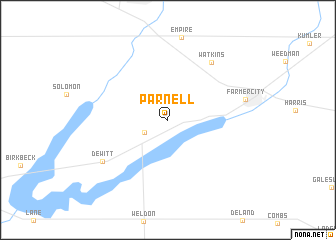 map of Parnell