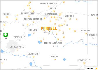 map of Parnell