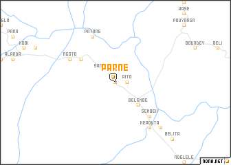 map of Parné