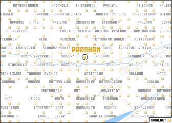 map of Parnham