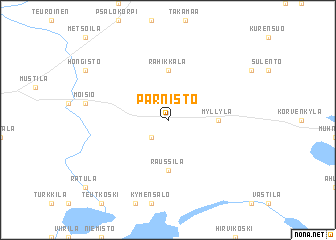 map of Pärnistö