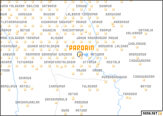 map of Pāroain