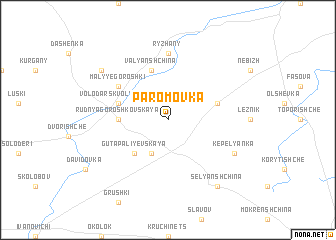 map of Paromovka