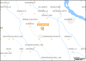 map of Parona