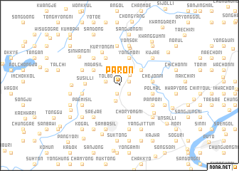 map of Paron