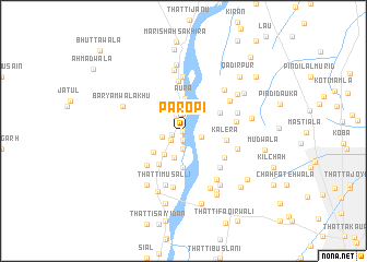 map of Paropi