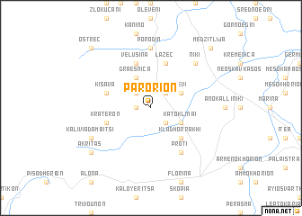 map of Parórion