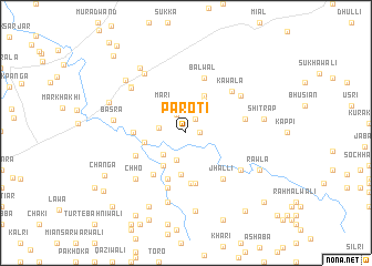 map of Paroti