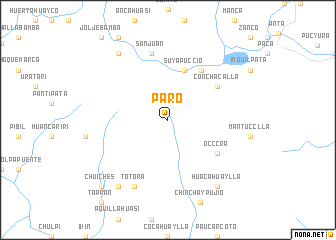 map of Paro