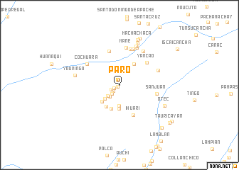 map of Paro