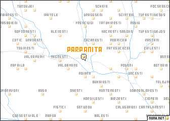 map of Parpaniţa