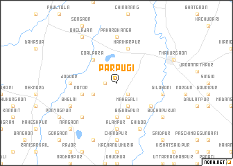 map of Pārpugi