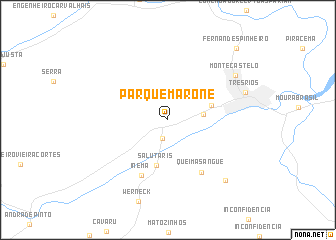 map of Parque Maroné