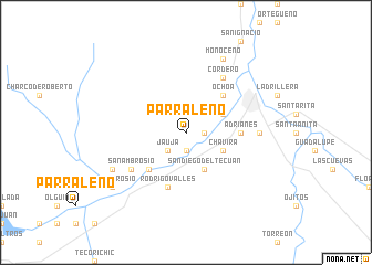 map of Parraleño