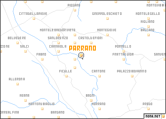 map of Parrano