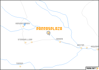 map of Parras Plaza