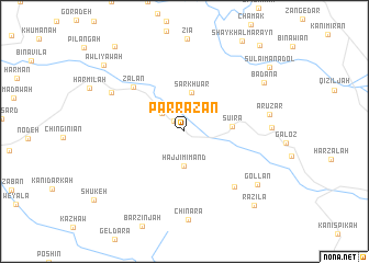 map of Parrazan