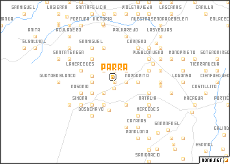 map of Parra