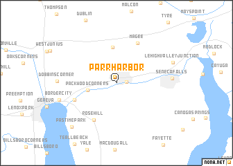 map of Parr Harbor