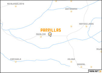 map of Parrillas