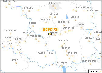 map of Parrish