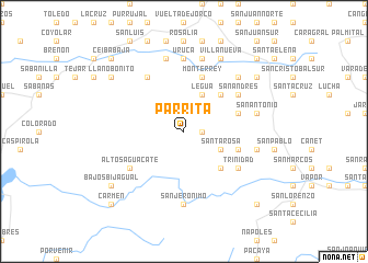 map of Parrita