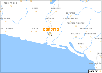 map of Parrita