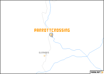 map of Parrott Crossing