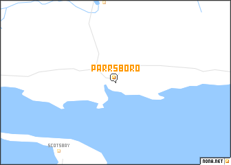 map of Parrsboro