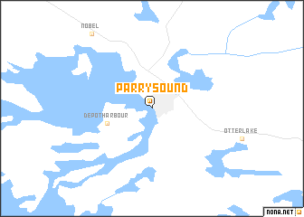 map of Parry Sound