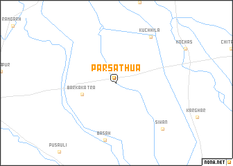 map of Parsathua