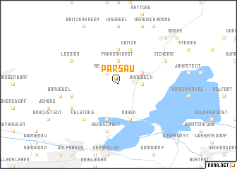 map of Parsau