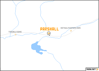 map of Parshall