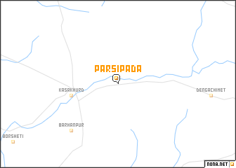 map of Pārsipāda