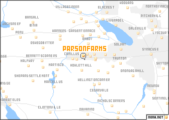 map of Parson Farms