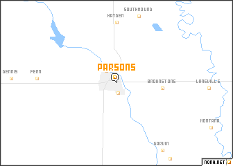 map of Parsons