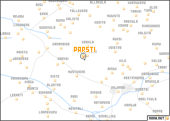 map of Pärsti